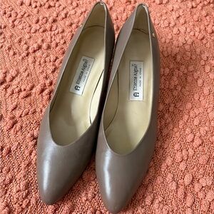 Etienne Aigner Brown Leather Heels